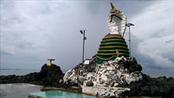 スネーク・パゴダ Snake Pagoda タージン・ビーチ Thazin Beach 写真 Photo
